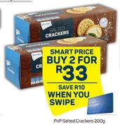 PnP Salted Crackers-For 2 x 200g