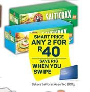 Bakers Salticrax Assorted-For Any 2 x 200g