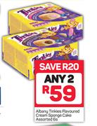 Albany Tinkies Flavoured Cream Sponge Cake Assorted-Any 2 x 6s