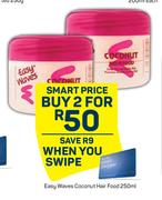 Easy Waves Coconut Hair Food-For 2 x 250ml