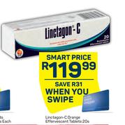 Lincatagon-C Orange Effervescent Tablets 20s