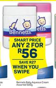 Bennets Baby Aqueous Cream Assorted-For Any 2 x 500g