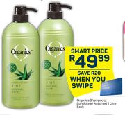 Organics Shampoo Or Conditioner Assorted-1L Each