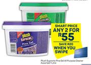 Plush Supreme Pine Gel All Purpose Cleaner Assorted-For Any 2 x 1L