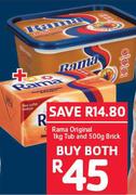 Rama Original 1KG Tub and 500g Brick