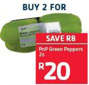 PnP Green Peppers 2s