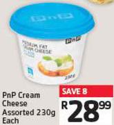 PnP Cream Cheese Assorted 230g Each 