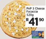 PnP 3 Cheese Focaccia 520g
