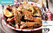 Uncooked Queen Prawns