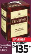 Tassenberg Dry Red - 5L each