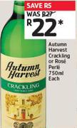 Autumn Harvest Crackling or Rose Perle 750ml Each