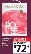 Namaqua Sweet Rose 3L each