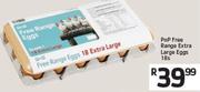 PnP Free Range Extra Large Eggs 18s