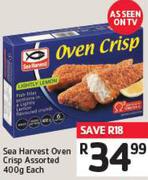 Sea Harvest Oven Crisp Assorted 400g Each
