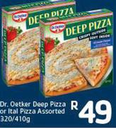 Dr. Oetker Deep Pizza or Ital Pizza Assorted 320/410g-Any 2