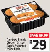 Rainbow Simply Chicken Crispy Bakes Assorted 400g Each