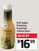 PnP Salad Dressing Assorted 340ml Each