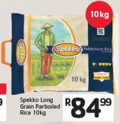 Spekko Long Grain Parboiled Rice 10kg
