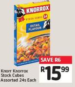 Knorr Knorrox Stock Cubes Assorted 24s Each