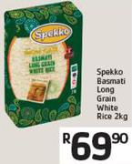 Spekko Basmati Long Grain White Rice 2kg