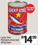 Lucky Star Pilchards Assorted 400g Each