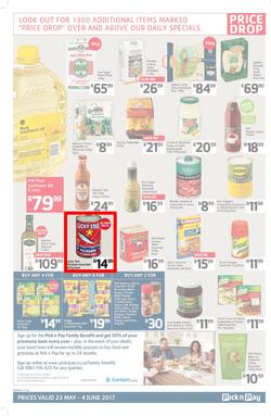 Pick n Pay KZN : Lower Prices On What You Need Most (23 May - 04 Jun 2017), page 6