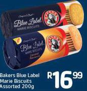 Bakers Blue Label Marie Biscuits Assorted 200g-Any 2