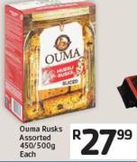 Ouma Rusks Assorted 450/500g Each