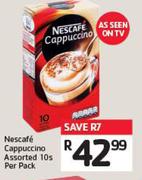 Nescafe Cappucino Assorted 10s Per Pack