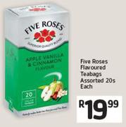 Five Roses Flavoured Teabags Assorted 20s Each