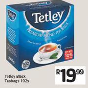 Tetley Black Teabags 102s 