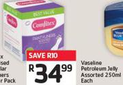 Comfitex Deodorised or Regular Pantyliners 100s Per Pack