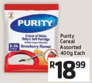 Purity Cereal Assorted 400g Each