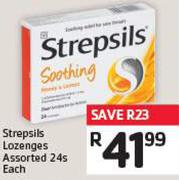 Strepsils Lozenges Assorted 24s Each