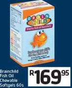 Brainchild Fish Oil Chewable Softgels 60s