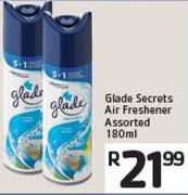 Glade Secrets Air Freshener Assorted