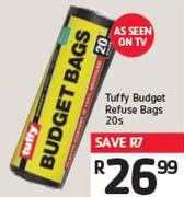 Tuffy Budget Refuse Bags 20s