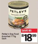 Petley's Dog Food Assorted 775g Each