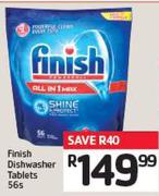 Finish Dishwasher Tablets 56s
