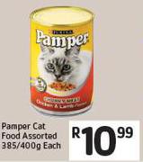 Pamper Cat Food Assorted 385/400g Each