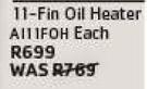 Aim 11 Fin Oil Heater A111FOH