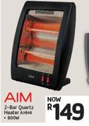 Aim 2 Bar Quartz Heater AHH4