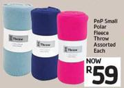 Pnp Small Polar Fleece Throw Assorted-Each