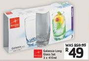 Galassia Long Glass Set-3 x 410ml