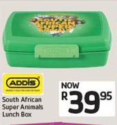 Addis South African Super Animals Lunch Box