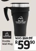 Blue Mountain Double Wall Mug