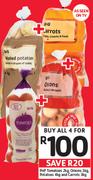 PnP Tomatoes 2kg, Onions 3kgs, Potatoes 4kgs And Carrots 3kg-For All