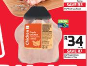 Pnp Fresh Whole Chicken In Tray-Per Kg