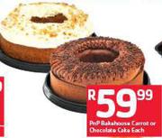 PnP Bakehouse Carrot Or Chocolate Cake-Each