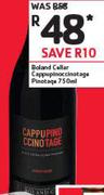 Boland Cellar Cappupino Ccinotage Pinotage-750ml